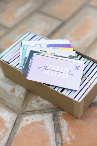 Kindli Cards include a unique, user-specific QR code and personalized messages. (Photo: Business Wire)