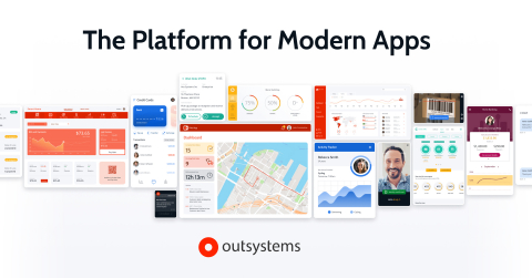 Using the OutSystems platform, businesses of all sizes can develop, deploy and manage critical apps at speed—enabling them to respond to market opportunities and continuously deliver value through software-driven innovation. (Graphic: Business Wire)