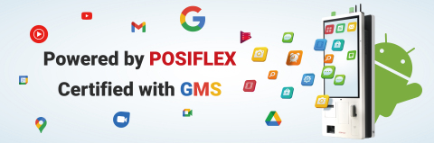 Powered by POSIFLEX, Certified with GMS (Graphic: Business Wire)