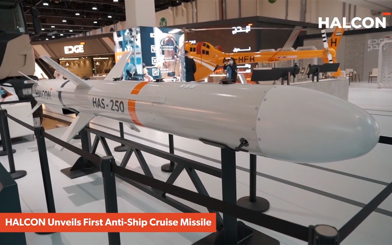 HAS-250 is a UAE-designed and developed surface-to-surface cruise missile - (Video: AETOSWire)
