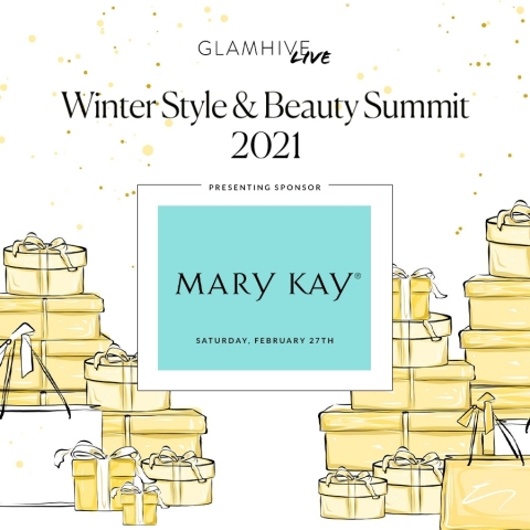 The Glamhive Digital Winter Style and Beauty Summit will bring together top fashion and beauty leaders (Graphic: Mary Kay Inc.)