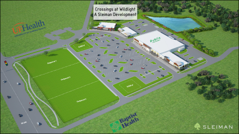 This is an overview of the property, Crossings at Wildlight. (Graphic: Business Wire)