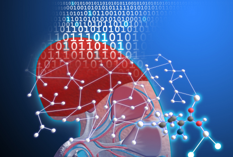 original numares uses “metabolite constellations”: a set of combined metabolic biomarkers evaluated by AI, to assess kidney function with serum-based GFRNMR test. (Graphic: Business Wire)