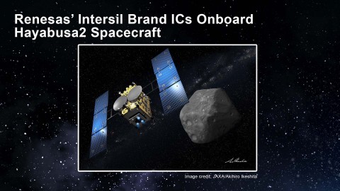 original Renesas' Intersil Brand ICs Onboard Hayabusa2 Spacecraft (Graphic: Business Wire)