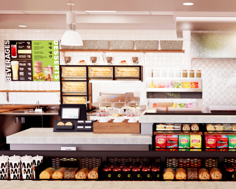 The Quiznos prototype includes a new design and menu elements and reimagine the physical expression of the brand. (Photo: Business Wire)