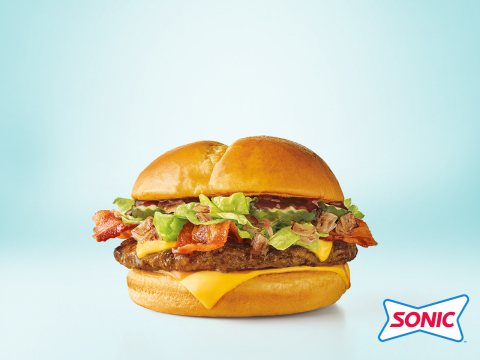 SONIC Drive-In's new Mesquite Butter Bacon Cheeseburger. (Photo: Business Wire)