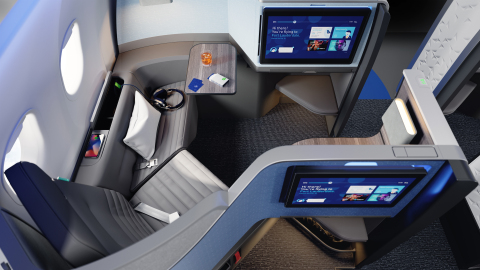 JetBlue’s A321neo with Mint features 16 Mint suites – including two Mint Studios™ – and 144 core seats. (Photo: Business Wire)