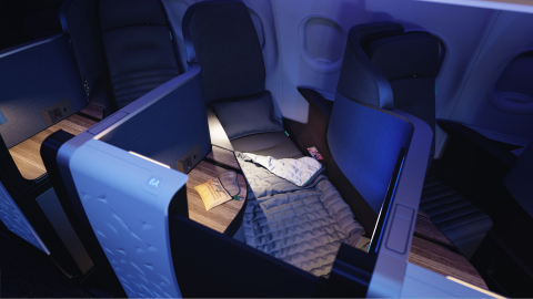 JetBlue’s A321neo with Mint features 16 Mint suites – including two Mint Studios™ – and 144 core seats. (Photo: Business Wire)