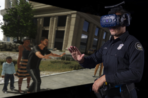 VR-DT (Virtual Reality ꟾ Decisions and Tactics) by InVeris Training Solutions (Photo: Business Wire)