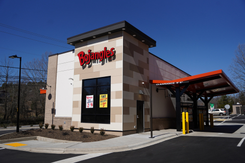 Rigsby’s newest Bojangles location in Woodfin, NC, bringing his current total to 92. (Photo: Bojangles)