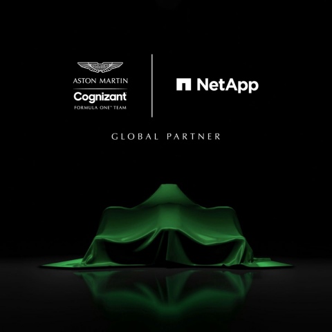 NetApp Joins Aston Martin Cognizant Formula One Team to Pioneer Data-Driven Racing Strategy (Graphic: Business Wire)
