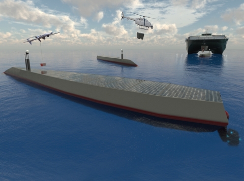 L3Harris was chosen for phase one of the two-phase No Manning Required Ship (NOMARS) program. The L3Harris design concept will streamline NOMARS’ construction, logistics, operations and maintenance life-cycle. (Photo: Business Wire)