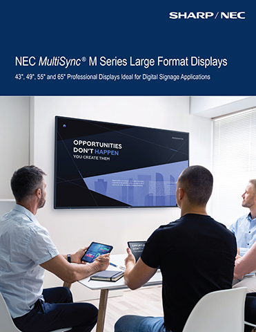 NEC MultiSync® M Series Large Format Displays