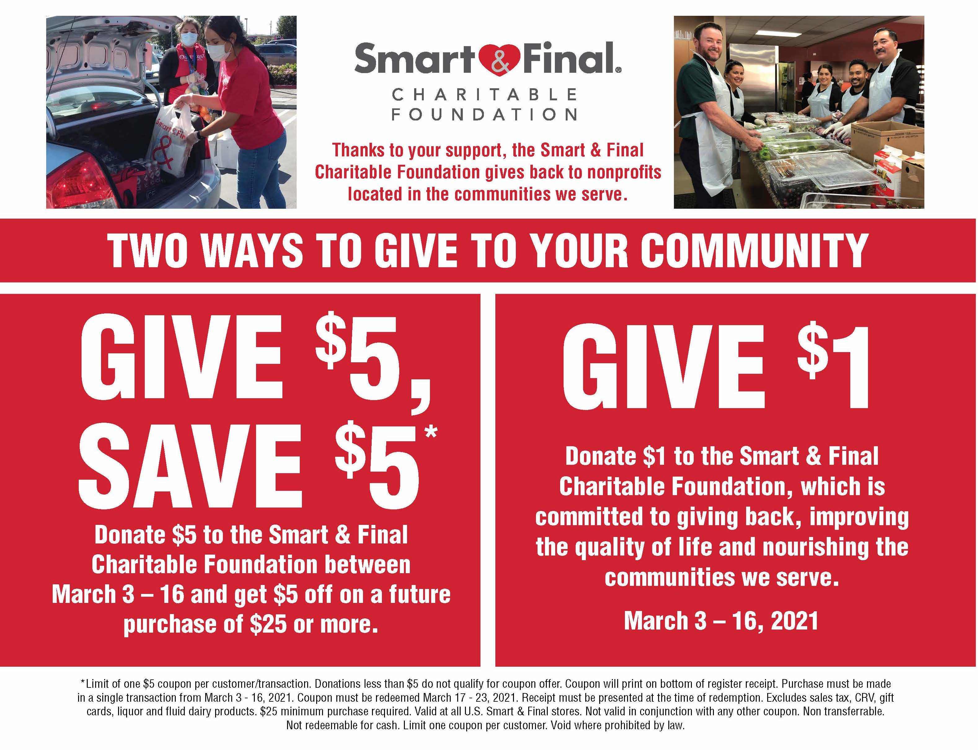 The Smart & Final Charitable Foundation Supports Local Community