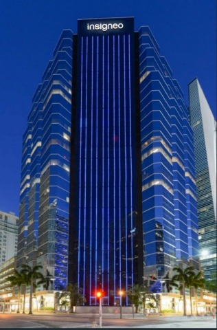 1221 Brickell Avenue with Insigneo New Logo Render (Photo: Business Wire)