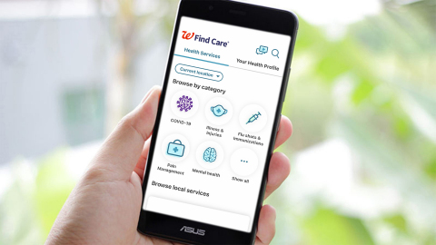 Walgreens Find Care® digital health platform (Photo: Business Wire)