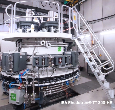 IBA's Rhodotron TT 300-HE electron beam accelerator (Photo: Business Wire)