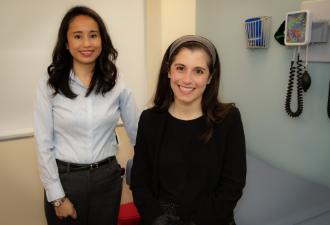 Christine Sethna, MD and Abby Basalely, MD published a study linking children with COVID-19 and MIS-C to kidney injury. (Credit: The Feinstein Institutes for Medical Research).