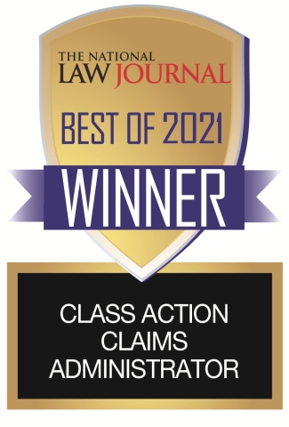 National Law Journal 'Best of 2021' Class Action Claims Administrator: JND Legal Administration (Graphic: Business Wire)