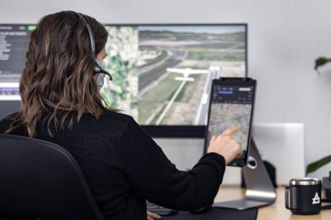 Chief Pilot Elissa Zavora at the Reliable Robotics control center (Photo: Business Wire)