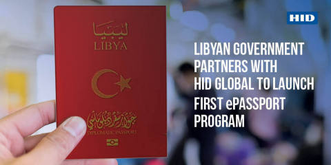 original The government of Libya has partnered with HID Global to successfully deploy its first diplomatic and special ePassport program with modernized passport booklets and HID Integrale™ for secure end-to-end ePassport lifecycle management. (Photo: Business Wire)