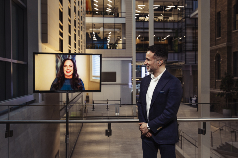 thumbnail Erynn Shannon, NACO’s new Managing Director in Calgary, Alberta in conversation with Claudio Rojas, CEO. (Photo: Business Wire)