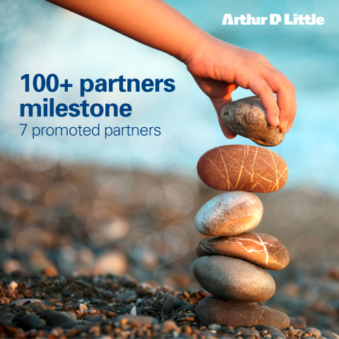 original Arthur D. Little has reached the 100+ partners milestones, with the promotion of seven partners. (Photo: Business Wire)