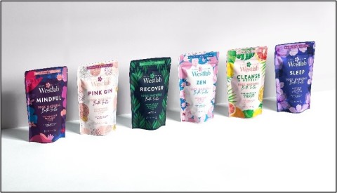 original Westlab’s premium bath salts packaged with ProAmpac’s R-1050 ProActive Recyclable Film (Photo: Business Wire)