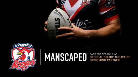 thumbnail MANSCAPED is designated the Official Below-the-Waist Grooming Partner of the Sydney Roosters for the 2021 NRL season. (Photo: Business Wire)