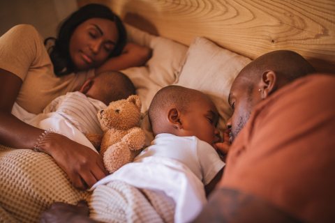 Family sleeping (Photo: Business Wire)