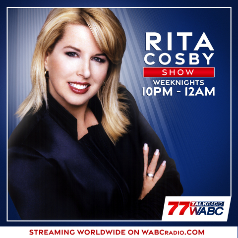 The Rita Cosby Show, Weeknights 10PM - 12AM, 77 Talkradio WABC (Photo: Business Wire)
