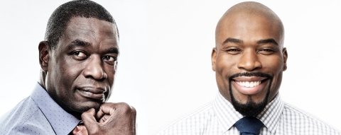 Ask The Doctor co-founders Dikembe Mutombo and Israel Idonije. (Photo: Business Wire)