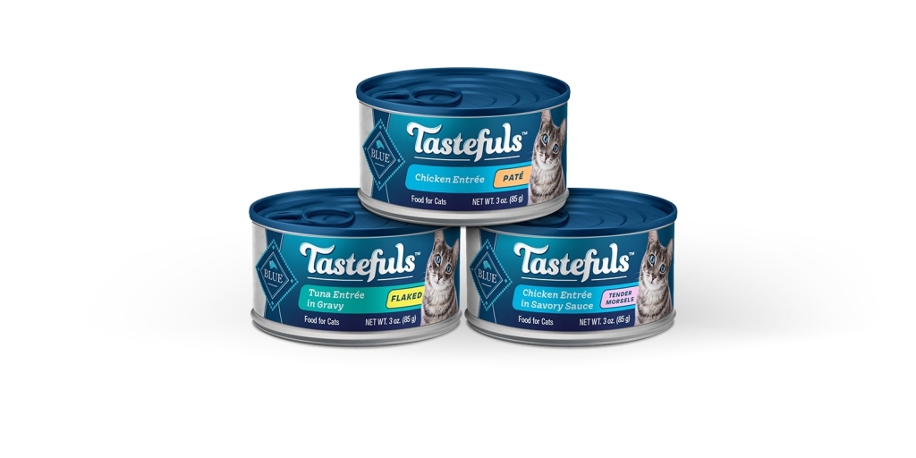 New BLUE Tastefuls Wet Cat Food Solves Pet Parents Mealtime Angst