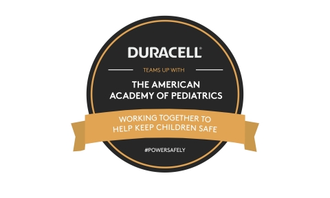 Duracell and The American Academy of Pediatrics Join Forces to “Power Safely.” (Graphic: Business Wire)