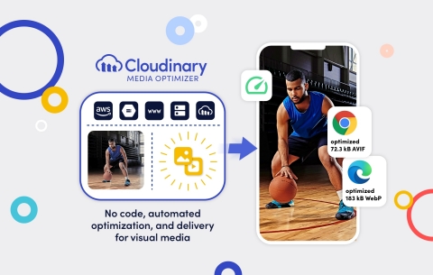 Cloudinary Media Optimizer for automated, optimal visual media delivery (Graphic: Cloudinary)