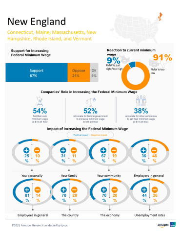thumbnail Amazon New England Ipsos Study Findings (Graphic: Business Wire)