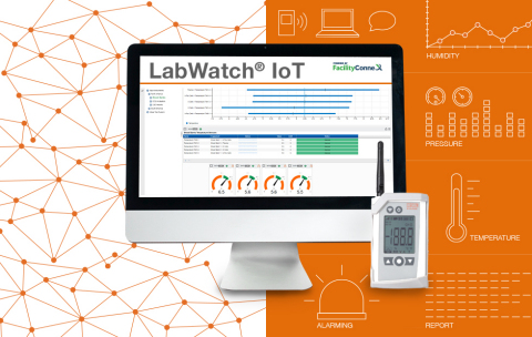 original Kaye LabWatch® IoT - eine intelligente, Cloud-basierte Monitoring Lösung (Foto: Kaye)