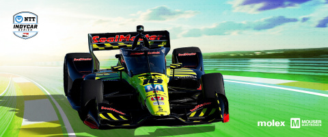 Mouser is proud to sponsor the Dale Coyne Racing with Vasser Sullivan team throughout the entire 2021 NTT IndyCar Series. (Photo: Business Wire)