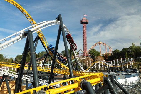 Six Flags Magic Mountain is reopening with roller coasters, rides. and attractions on April 1, 2021. (Photo: Business Wire)