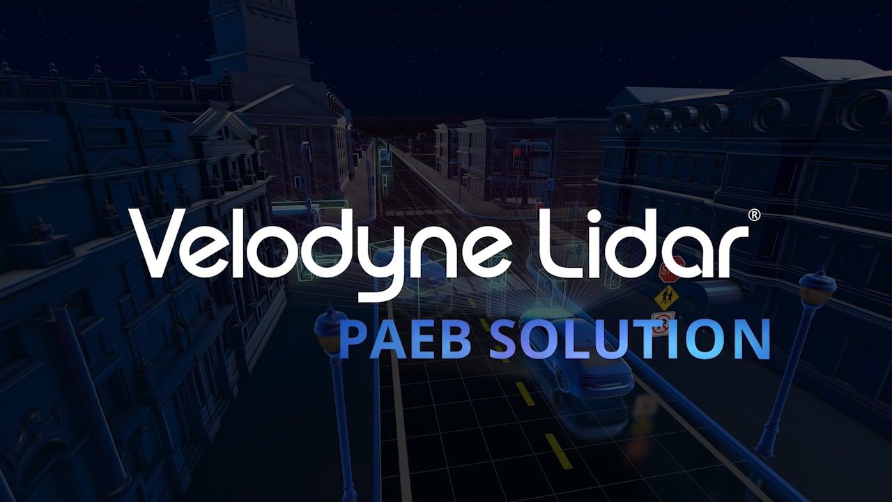 A new Velodyne Lidar video illustrates how a lidar-based Pedestrian Automated Emergency Braking system can reduce pedestrian fatalities in all conditions. (Video: Velodyne Lidar, Inc.)
