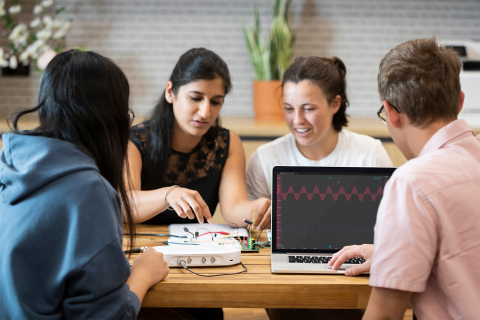 Moku:Go meets the increasing demand for remote learning solutions and a more hands-on experience both in and out of the classroom to support the next generation of engineers and scientists. (Photo: Business Wire)