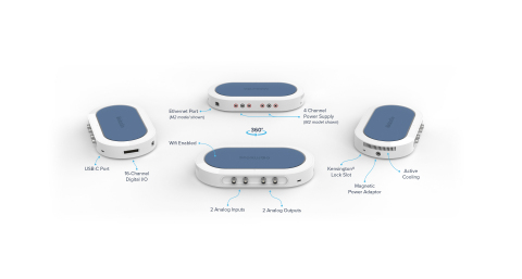 thumbnail Moku:Go is an engineering lab that can fit in a backpack. It starts with 8 proven, powerful instruments, full connectivity, robust hardware features, integrated power supplies and more. (Photo: Business Wire)