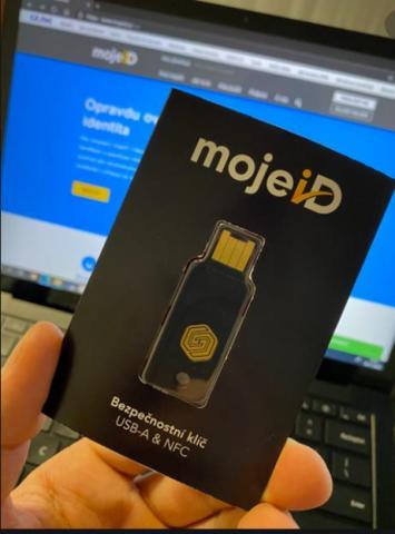 original GoTrust FIDO2 Security Level 2 Idem Key, mojeID Identity service provided by CZ.NIC (Photo: Business Wire)