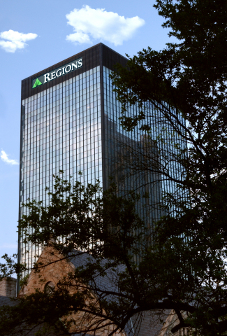 Regions Financial headquarters; Birmingham, Ala. (Photo: Business Wire)