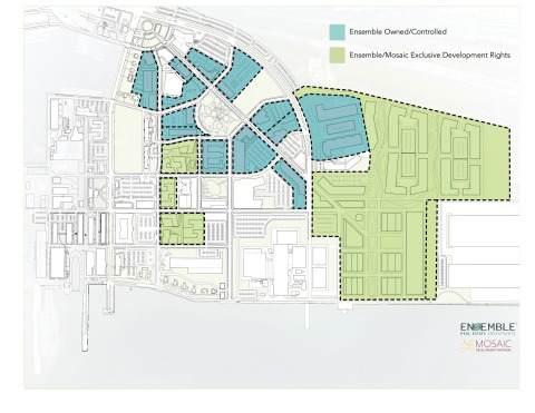 Site plan for Philadelphia Navy Yard $400M Phase I (Photo: Business Wire)