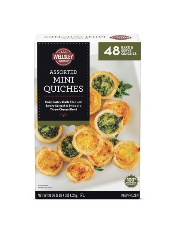 BJ's Wholesale Club is making Easter easy with egg-citing savings on fresh food and spring essentials like Wellsley Farms Assorted Quiche, 48 ct./25 oz. (Photo: Business Wire)