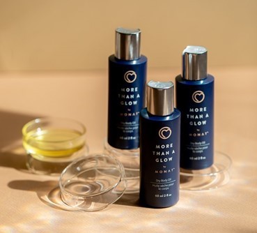original MORE THAN A GLOW limited-edition dry body oil product sales launched in mid-January and retailed for $15 each. (Photo: Business Wire)