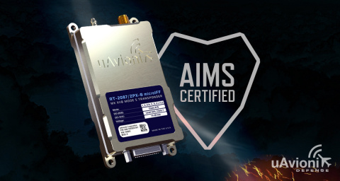original ZPX-B is the world's smallest Mode 5 MicroIFF Transponder for UAVs. (Graphic: Business Wire)