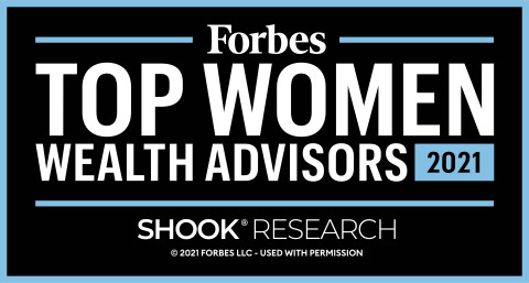 Forbes Top Women Wealth Advisors 2021 (Graphic: Business Wire)