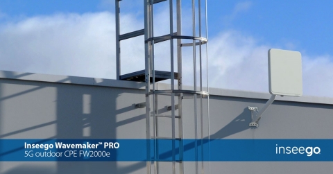 thumbnail (C)2021. Inseego Corp. All rights reserved. Inseego Wavemaker PRO fixed wireless outdoor CPE enterprise and industrial (Graphic: Business Wire)